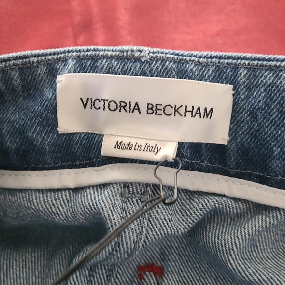 Victoria Beckham Light Blue Wide Leg Jeans - Picture 4 of 11